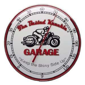  Busted Knuckle Garage Motorcycle Round Thermometer 