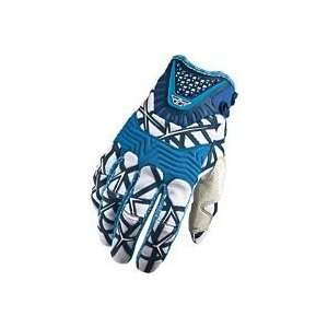  2011 FLY RACING EVOLUTION GLOVES (XX LARGE) (BLUE/WHITE 