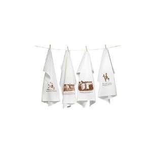  Cowgirls Flour Sack Towels by Side Saddle