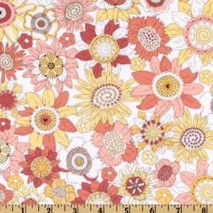  44 Wide London Calling Cotton Lawn Sunshine Fabric By 