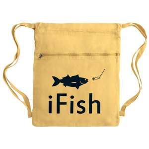  Messenger Bag Sack Pack Yellow iFish Fishing Fisherman 