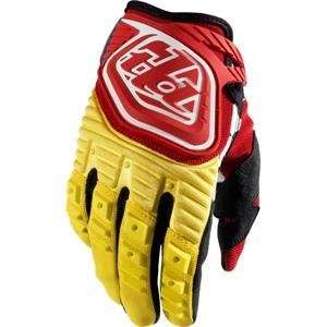  Troy Lee Designs Youth GP Gloves   Small/Yellow/Red 