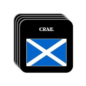  Scotland   CRAIL Set of 4 Mini Mousepad Coasters 