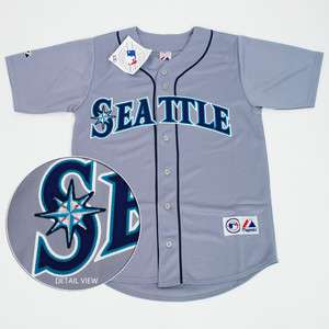 MLB Seattle Mariners Majestic Mens jersey XLarge Gray NWT  