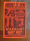  Riot Snoqualmi​e Seattle Orig​inal Concert Poster 11x17in​ch