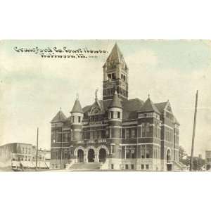  1912 Vintage Postcard   Crawford County Court House 