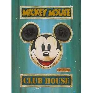 Mickey Mouse Club House Lot 1 Disney Fine Art presents Trevor Carlton 