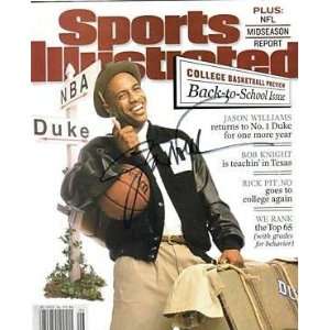 Jason Williams (DUKE) autographed Sports Illustrated Magazine  