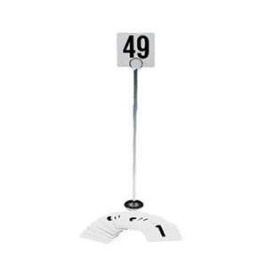  Table Number Card Holder With Chrome Plated Base   15 