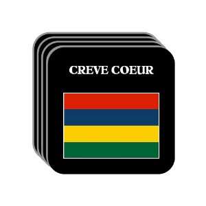  Mauritius   CREVE COEUR Set of 4 Mini Mousepad Coasters 