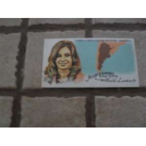   Leaders Cristina Fernandez De Kirchner Mini #Wl1 Card 