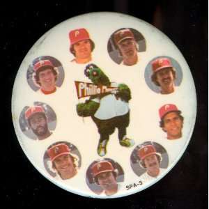  1978 Philadelphia Phillies Team Player Pinback Button 