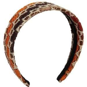   Revlon Hair Accessories Orange & Brown Crochet Headband Beauty