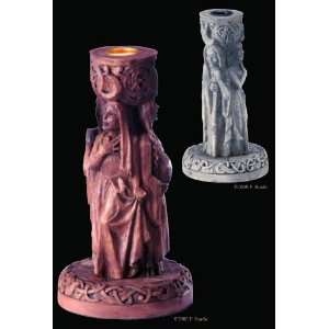 Dryad Designs Goddess Candleholder (Wood Finish) 