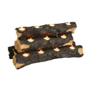 Resin Tealight Fireplace Log