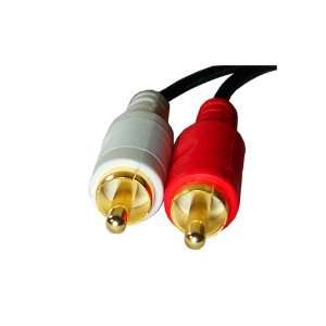  20 Dual RCA Cable with Red and White Stereo Audio 