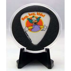  The Simpsons Crusty the Clown Guitar Pick Display 