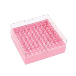 Wheaton W651700 P Pink Plastic Cryogenic Freezer Box, KeepIT 100 