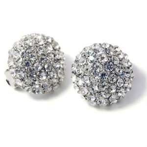   Ball Clear Crystal Clip On Earrings Fashion Jewelry Jewelry