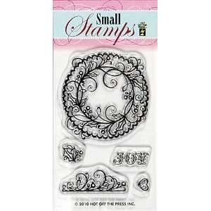    Hot Off The Press   Wreath Small Stamp Arts, Crafts & Sewing