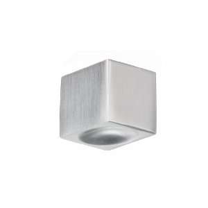   Brushed Chrome Design 3/4 Cube Knob from the Design Collection BK499