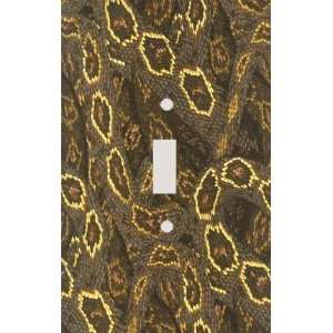  Winding Dark Brown Snakes Print Decorative Switchplate 