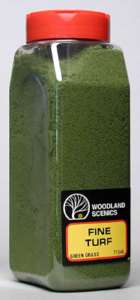NEW Woodland Scenics Turf Fine Green Grass 32 oz T1345 724771013457 