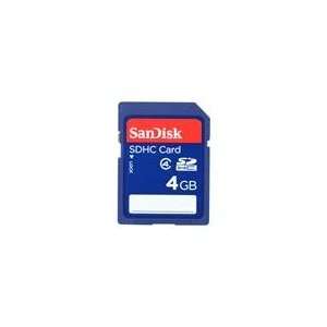  SanDisk 4GB Secure Digital High Capacity (SDHC) Flash Card 