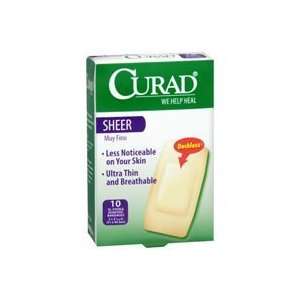  Curad Sheer Bandages, Clear, 10 ct