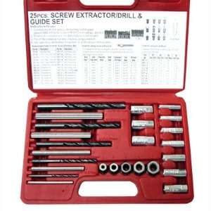 Screw Extractor/Drill&Guide 25Pcs.
