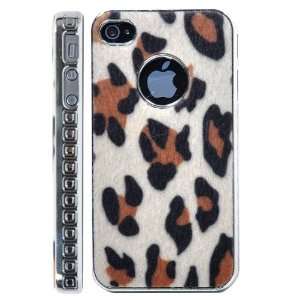   Fashion Furry Skin Hard Cover for iPhone 4/iPhone 4S 