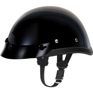   Basic/Custom Novelty Harley Motorcycle Helmet   Hi Gloss Black / Large