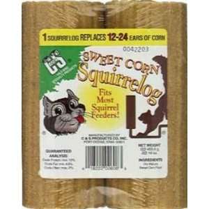  Sweet Corn Squirrel Log   2 Pack