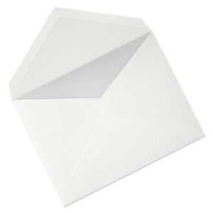  Crane & Co. Pearl Shimmer Lined Pearl White Embassy Envelopes 