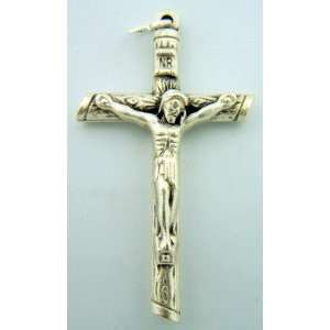  Jesus Died on the Cross for Us Petite Pendant Silver Plate 