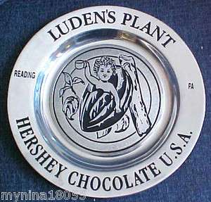 2002 Ludens Plant Collector Plate Hershey Chocolate  