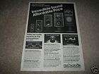Polk Audio Real Time Array 12 Speakers AD from 1981