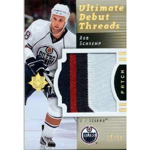 2007/08 UD Ultimate Collection Rob Schremp Jersey Patch #d 10/50 