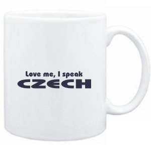  Mug White  LOVE ME, I SPEAK Czech  Languages