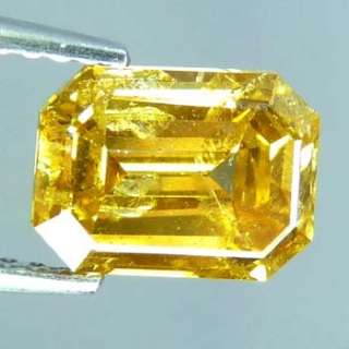 Hi End Superb Fire 2.02Cts 100%Natural Fancy Golden Yellow Earthmined 