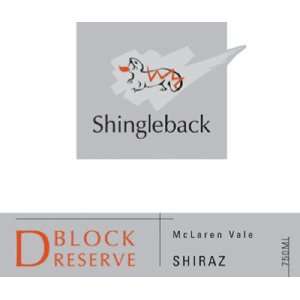  2004 Shingleback D Block Shiraz 750ml Grocery & Gourmet 