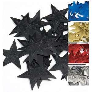  Large Star Confetti Black ¾ Oz Pkg Toys & Games