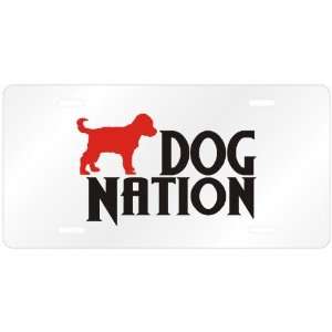    New  Schnoodle Dog Nation  License Plate Dog