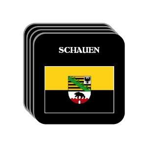  Saxony Anhalt   SCHAUEN Set of 4 Mini Mousepad Coasters 