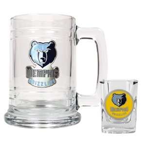  Memphis Grizzlies Beer Mug And Shot Glass Boilermaker Set 