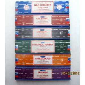 Satya Incense Flavors Collection   Six 40 Gram Boxes   Celestial 