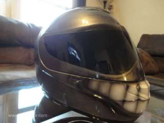 Custom Painted Airbrushed Smiling Face Z1R Any size Helmet  