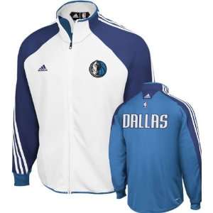 Dallas Mavericks adidas 2009 2010 On Court Warm Up Track Jacket