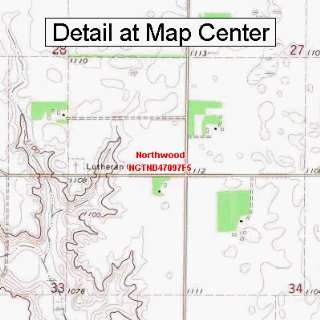   Map   Northwood, North Dakota (Folded/Waterproof)