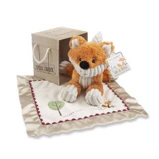 Baby Aspen Fox in a Box Plush Fox and Lovie Gift Set